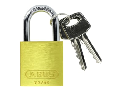 ABUS Vorhangschloss 72/40 color 72/40 Torschloss, Spezialaluminium-Edelstahl Schloss, mit Hochbügel ABUS Vorhangschloss 72/40 color 72/40 Torschloss, Spezialaluminium-Edelstahl Schloss, mit Hochbügel