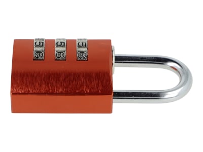 ABUS Zahlenschloss 145 color 145/30 Color Rainbow Kofferschloss, Spindschloss, Aluminium-Vorhängeschloss, individuell einstellbarer Zahlencode, Level 3