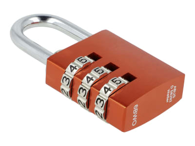 ABUS Zahlenschloss 145 color 145/30 Color Rainbow Kofferschloss, Spindschloss, Aluminium-Vorhängeschloss, individuell einstellbarer Zahlencode, Level 3