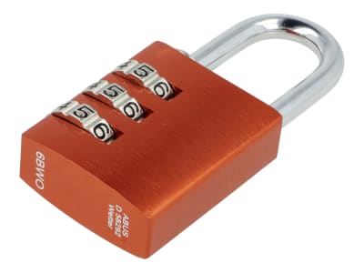 ABUS Zahlenschloss 145 color 145/30 Color Rainbow Kofferschloss, Spindschloss, Aluminium-Vorhängeschloss, individuell einstellbarer Zahlencode, Level 3