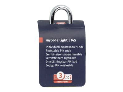ABUS Zahlenschloss 145 color 145/20 Color Rainbow Kofferschloss, Spindschloss, Aluminium-Vorhängeschloss, individuell einstellbarer Zahlencode, Level 3