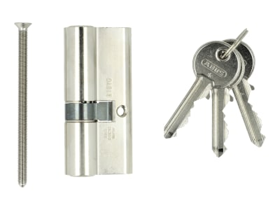 ABUS Buffo Türzylinder 30/40 PZ-Schloss, Profilzylinder, Schließzylinder mit 3 Schlüsseln