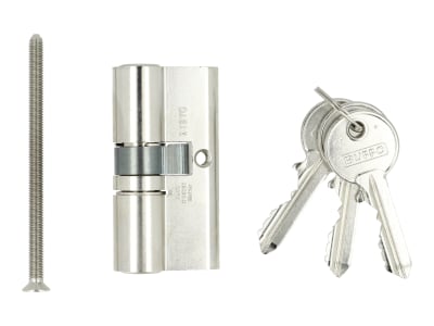 ABUS Buffo Türzylinder 28/34 PZ-Schloss, Profilzylinder, Schließzylinder mit 3 Schlüsseln