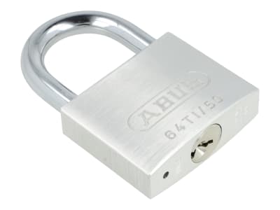 ABUS Vorhangschloss Titalium 64TI/30 Kellerschloss, Spezial-Aluminium, gehärteter Stahlbügel, ABUS-Sicherheitslevel 4