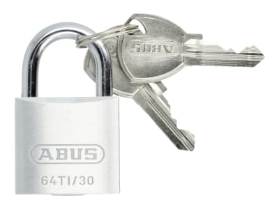 ABUS Vorhangschloss Titalium 64TI/40 Torschloss, Spezial-Aluminium, gehärteter Stahlbügel, ABUS-Sicherheitslevel 6