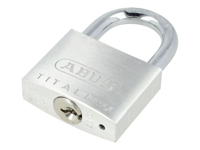 ABUS Vorhangschloss Titalium 64TI/40 Torschloss, Spezial-Aluminium, gehärteter Stahlbügel, ABUS-Sicherheitslevel 5