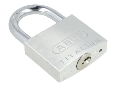 ABUS Vorhangschloss Titalium 64TI/40 Torschloss, Spezial-Aluminium, gehärteter Stahlbügel, ABUS-Sicherheitslevel 5