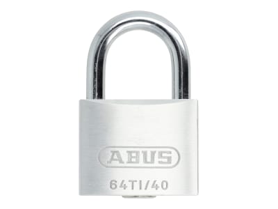 ABUS Vorhangschloss Titalium 64TI/40 Torschloss, Spezial-Aluminium, gehärteter Stahlbügel, ABUS-Sicherheitslevel 5