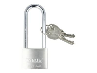 ABUS Vorhangschloss Titalium 64TI/40HB63 Kellerschloss, Spezial-Aluminium, gehärteter Stahlbügel, ABUS-Sicherheitslevel 5