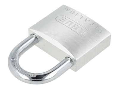 ABUS Vorhangschloss Titalium 64TI/40 Torschloss, Spezial-Aluminium, gehärteter Stahlbügel, ABUS-Sicherheitslevel 5