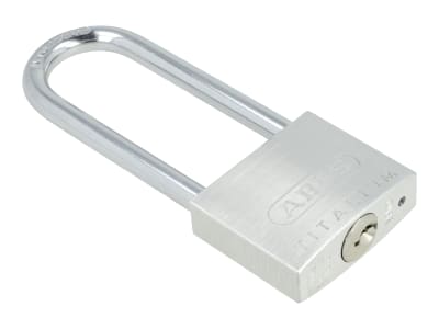 ABUS Vorhangschloss Titalium 64TI/40HB63 Kellerschloss, Spezial-Aluminium, gehärteter Stahlbügel, ABUS-Sicherheitslevel 5