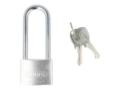 ABUS Vorhangschloss Titalium 64TI/40HB63 Kellerschloss, Spezial-Aluminium, gehärteter Stahlbügel, ABUS-Sicherheitslevel 5