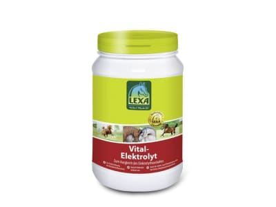 Lexa Vital-Elektrolyt zum Ausgleich von Schweißverlusten bei Pferden 1 kg Dose