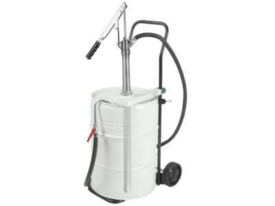 SAMOA® PUMPE MZG-02/50 MOBIL mit 1,5 m Gummischlauch und Kugelhahn mit Auslaufrohr und Fahrwagen 40025 SAMOA® PUMPE MZG-02/50 MOBIL mit 1,5 m Gummischlauch und Kugelhahn mit Auslaufrohr und Fahrwagen 40025