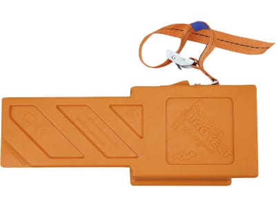 TOOLPROTECT® Motorsägenhalter "P1 Pro" für Kettensägen mit Schienenlänge 30 – 36 cm, Elastomer, orange, 56-271 TOOLPROTECT® Motorsägenhalter "P1 Pro" für Kettensägen mit Schienenlänge 30 – 36 cm, Elastomer, orange, 56-271