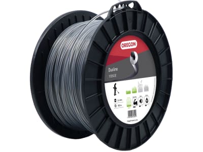 Oregon® Mähfaden "Duoline" 2,4 mm/180 m, rund, grau, mit Carbonkern, für hohes Gras und Rasenkanten , 106503E