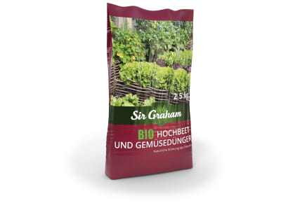 Sir Graham Bio Hochbeet- und Gemüsedünger 2,5 kg Sack Sir Graham Bio Hochbeet- und Gemüsedünger 2,5 kg Sack