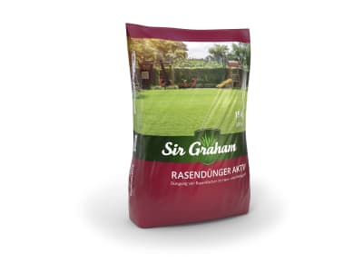 Sir Graham Rasendünger Aktiv Mineralischer NPK (S)-Dünger, 21+6+12(+11) mit Sofortwirkung 15 kg Sack 500 m² Sir Graham Rasendünger Aktiv Mineralischer NPK (S)-Dünger, 21+6+12(+11) mit Sofortwirkung 15 kg Sack 500 m²