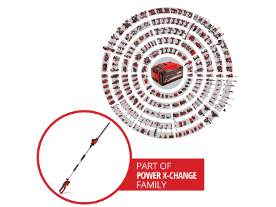 EINHELL Power X-Change Akku-Stab-Heckenschere GC-HH 18/45 Li T-Solo  