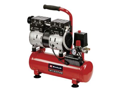 EINHELL Flüsterkompressor TE-AC 6 Silent 550W, 6l-Tank; ölfrei, 110l/min, inkl. Manometer & Schnellkupplung EINHELL Flüsterkompressor TE-AC 6 Silent 550W, 6l-Tank; ölfrei, 110l/min, inkl. Manometer & Schnellkupplung