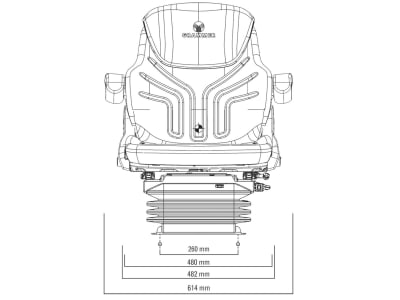 Grammer Traktorsitz "Maximo® MSG 95 G/721"