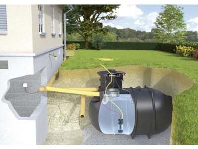 BlueLine II Rewatec Garten-Komplettanlage BLUELINE II Basic 5.200 l RWBL5232 Regenwassertank, Zisterne BlueLine II Rewatec Garten-Komplettanlage BLUELINE II Basic 5.200 l RWBL5232 Regenwassertank, Zisterne