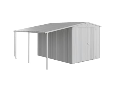 Biohort Seitendach 4.5 m²  150 x 300 cm silver; metallic  für Gerätehaus