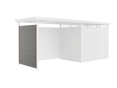 Biohort Seitenwand für Seitendach   157 x 2,5 cm quarz-grau; metallic  