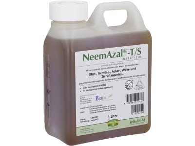 BIOFA NeemAzal-T/S 1 l Flasche Teilsystemisches Insektizid gegen Saugende, Beißende und blattminierende Insekten