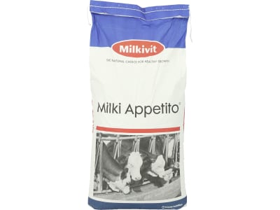 Milkivit Milki Appetito für Rinder der Ergänzer für Kälber-Trocken-TMR 25 kg Sack Milkivit Milki Appetito für Rinder der Ergänzer für Kälber-Trocken-TMR 25 kg Sack