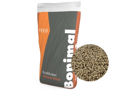 Bonimal FEED WK Apfeltrester Plus pelletiertes Kraftfutter für Rotwild, Rehwild, Damwild, Muffelwild, Schafe und Ziegen 25 kg Sack