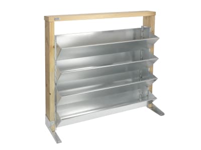 bellissa Vertikales Hochbeet INALTO M4 100 x 32 x 100 cm  silver; natur aus Qualitätsstahl, Füllmenge 150 l