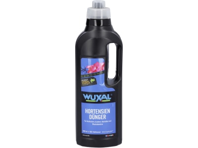 WUXAL® Hortensiendünger Flüssigdünger NPK 5+4+6 auch für Azaleen, Kamelien, Rhododendren 1 l Flasche 500 l flüssig WUXAL® Hortensiendünger Flüssigdünger NPK 5+4+6 auch für Azaleen, Kamelien, Rhododendren 1 l Flasche 500 l flüssig