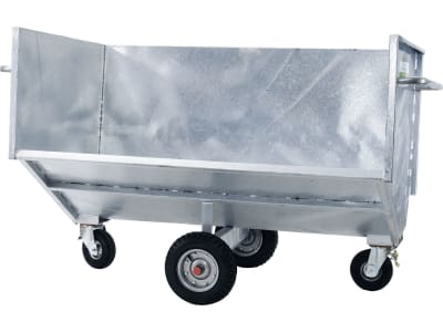 Growi® Großraumkuli B x H x T: 240 x 153 x 135 cm für Traktoren Euro-Aufnahme, feuerverzinkt, 15951