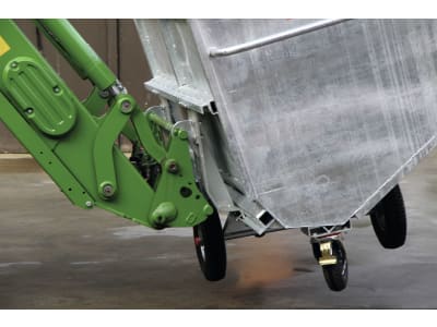 Growi® Großraumkuli B x H x T: 240 x 153 x 135 cm für Traktoren Euro-Aufnahme, feuerverzinkt, 15951