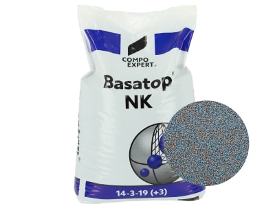 COMPO EXPERT Basatop® NK Langzeitdünger mit kaliumbetontem Nährstoffverhältnis NPK 14+3+19 (+3) 25 kg Sack COMPO EXPERT Basatop® NK Langzeitdünger mit kaliumbetontem Nährstoffverhältnis NPK 14+3+19 (+3) 25 kg Sack