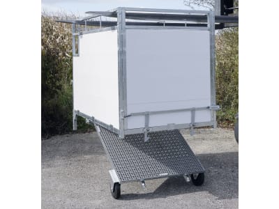 KERBL Kälberbox "Premium" mit schwenkbarem Boden B x H x T innen 103 x 118,5 x 163 cm, 14616