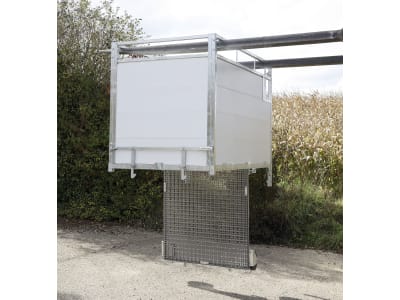 KERBL Kälberbox mit schwenkbarem Boden B x H x T innen 103 x 118,5 x 163 cm, 14616 KERBL Kälberbox mit schwenkbarem Boden B x H x T innen 103 x 118,5 x 163 cm, 14616