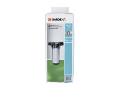 Gardena Pumpen Vorfilter 3000l/h,33,3 mm (G 1), Einsatz waschbar 1731