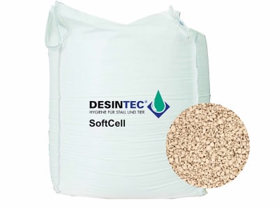 DESINTEC® SoftCell extrem saugfähige Einstreu 1.000 kg BigBag DESINTEC® SoftCell extrem saugfähige Einstreu 1.000 kg BigBag