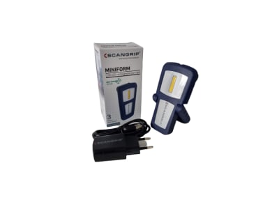 Arbeitslampe Miniform, Ultraschlanke Akku Arbeitsleuchte mit Spotlicht und COB LED-Lichttechnik