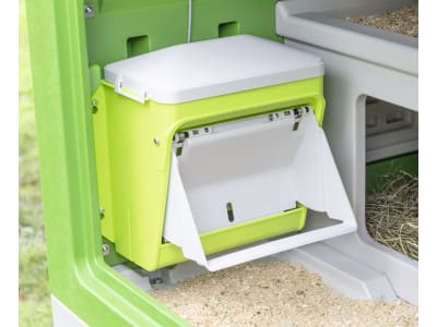 SmartCoop Futterautomat 7,5 kg mit Trittklappe, Kunststoff, für Hühner, 70660