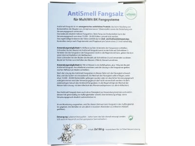 Fangsalz "AntiSmell" 2 x 150 g, für Borkenkäferfalle "MultiWit BK"