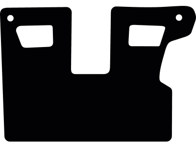 Fußmatte Gummi schwarz, für Volvo Minibagger EC 27 C, Bj. 13 – 17 Fußmatte Gummi schwarz, für Volvo Minibagger EC 27 C, Bj. 13 – 17