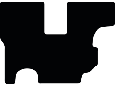 Fußmatte Velours schwarz, für Deutz-Fahr Traktor DX 4-Serie, DX 6-Serie, DX 80, DX 86, DX 92; ab Bj. 83 Fußmatte Velours schwarz, für Deutz-Fahr Traktor DX 4-Serie, DX 6-Serie, DX 80, DX 86, DX 92; ab Bj. 83