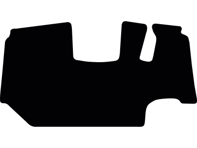 Fußmatte Gummi schwarz, für Kubota Radlader R 070 Fußmatte Gummi schwarz, für Kubota Radlader R 070