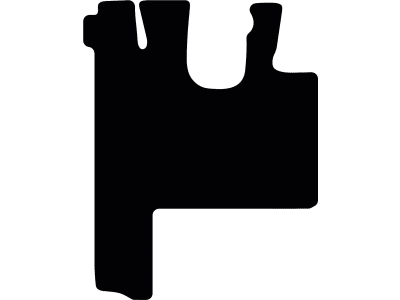 Fußmatte Gummi schwarz, für Liebherr Teleskoplader T 41-7S Fußmatte Gummi schwarz, für Liebherr Teleskoplader T 41-7S