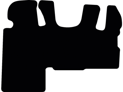 Fußmatte Velours schwarz, für Liebherr Radlader L 507, L 509, L 514; ab Bj. 20 Fußmatte Velours schwarz, für Liebherr Radlader L 507, L 509, L 514; ab Bj. 20
