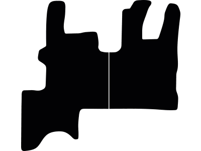 Fußmatte Gummi hellgrau, für Liebherr Radlader L 526, L 538, L 546, ab Bj. 21 Fußmatte Gummi hellgrau, für Liebherr Radlader L 526, L 538, L 546, ab Bj. 21