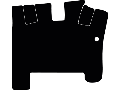Fußmatte Velours schwarz, für Liebherr Kettenbagger R 900, ab Bj. 22 Fußmatte Velours schwarz, für Liebherr Kettenbagger R 900, ab Bj. 22